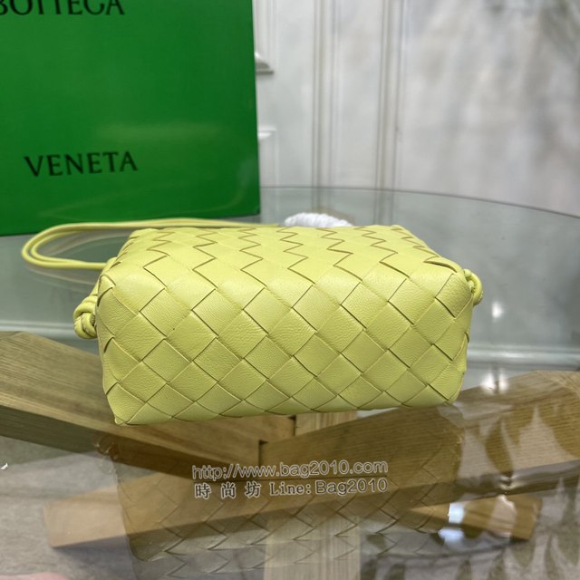 Bottega veneta高端女包 98090 寶緹嘉新款編織小方包 BV經典款編織小號肩背女包  gxz1316